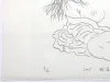 Toshio Saeki JAIN Lithograph Print - numbering and date details