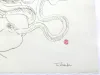 Toshio Saeki JAIN Lithograph Print - sign, hanko, paper manufacturer imprint