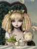 Trevor Brown Alice Green Tea Party poster detail