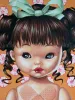 Trevor Brown Pill Baby original painting (detail)