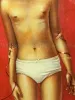 Trevor Brown Pink Transfusion Original Painting - detail
