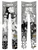 Yoh Monochrome Aquarium tights - front and back