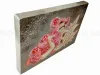 Yoko Mill Original Painting Pink Love - full canvas view