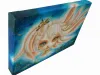 Yoko Mill Original Painting Untie Her Ears into the Wind - full canvas view