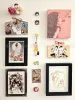 Yuka Sakuma Ema Wish Plaque - hanging on the wall with other AkaTako items